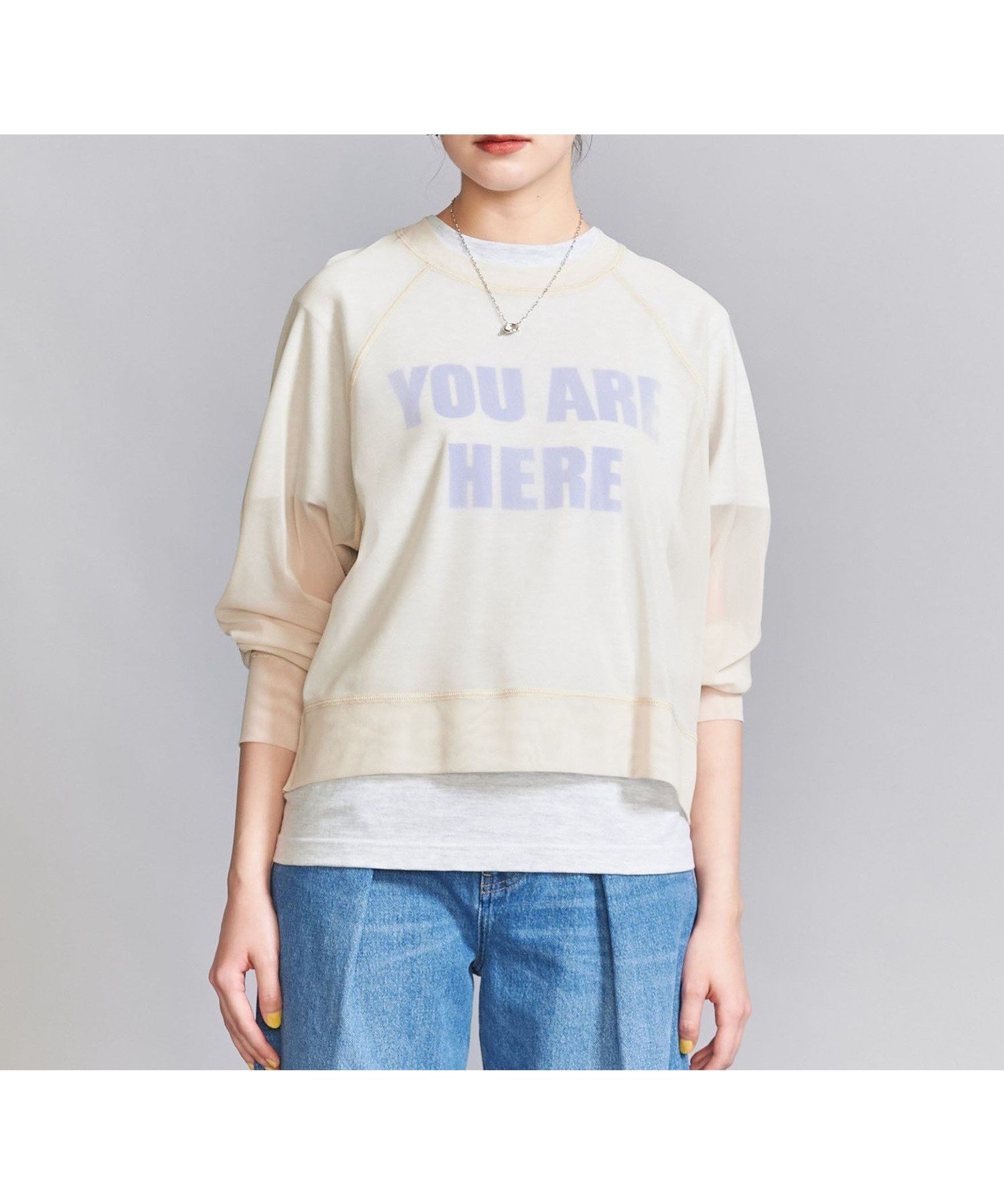 【ユナイテッドアローズ/UNITED ARROWS】のポリエステルチュール ラグランスリーブ プルオーバー インテリア・キッズ・メンズ・レディースファッション・服の通販 founy(ファニー) 　ファッション　Fashion　レディースファッション　Fashion for Women　トップス・カットソー　Cut & Sew Tops　カジュアルプルオーバー・ニットトップス　Pullovers & Knit Tops / Casual Pullovers　サテン　Satin, Glossy Fabric　シアー　Sheer, See-Through　シンプル　Simple, Minimal　スリーブ　Sleeve, Long Sleeve / Short Sleeve　チュール　Tulip, Tulip Motif　トレンド　Trend, Trending Now　バランス　Balance, Style Balance　フェミニン　Feminine, Girly　プリント　Print, Printed Pattern　ボトム　Bottoms, Lower Wear　メッシュ　Mesh, Net Fabric　アウトレット　Outlet / Clearance　おすすめ　Recommended / Our Picks　NATURAL|ID: prp329100004785059 ipo3291000000034737046