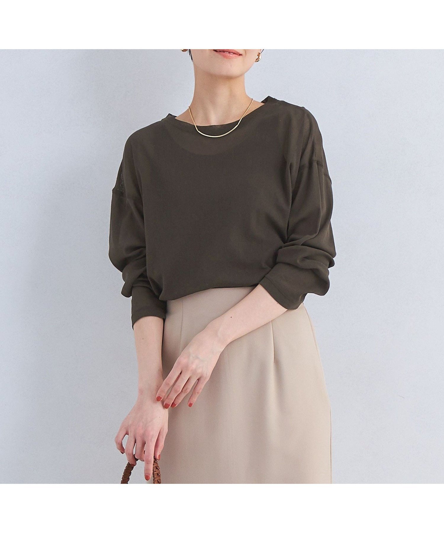 【ユナイテッドアローズ/UNITED ARROWS】のシアー オーバーサイズ ロングスリーブ Tシャツ 人気、トレンドファッション・服の通販 founy(ファニー) 　ファッション　Fashion　レディースファッション　Fashion for Women　トップス・カットソー　Cut & Sew Tops　シャツ・ブラウス・オフィスカジュアル　Elegant Blouses & Button-Ups　ロングTシャツ・Tシャツ　Longline T-Shirts & Tees　インナー　Innerwear　春　Spring　シアー　Sheer, See-Through　シンプル　Simple, Minimal　スリーブ　Sleeve, Long Sleeve / Short Sleeve　ベスト　Vest, Waistcoat　ルーズ　Loose, Oversized　ロング　Long, Long-Length　アウトレット　Outlet / Clearance　夏　Summer　 other-1|ID: prp329100004785060 ipo3291000000034737047