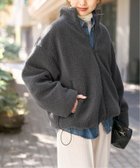 【スピック&スパン/Spick & Span】の《WEB限定カラー有り》リバーシブルボアブルゾン グレー|ID: prp329100004785067 ipo3291000000034770967