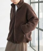 【スピック&スパン/Spick & Span】の《WEB限定カラー有り》リバーシブルボアブルゾン ブラウン|ID: prp329100004785067 ipo3291000000034770968