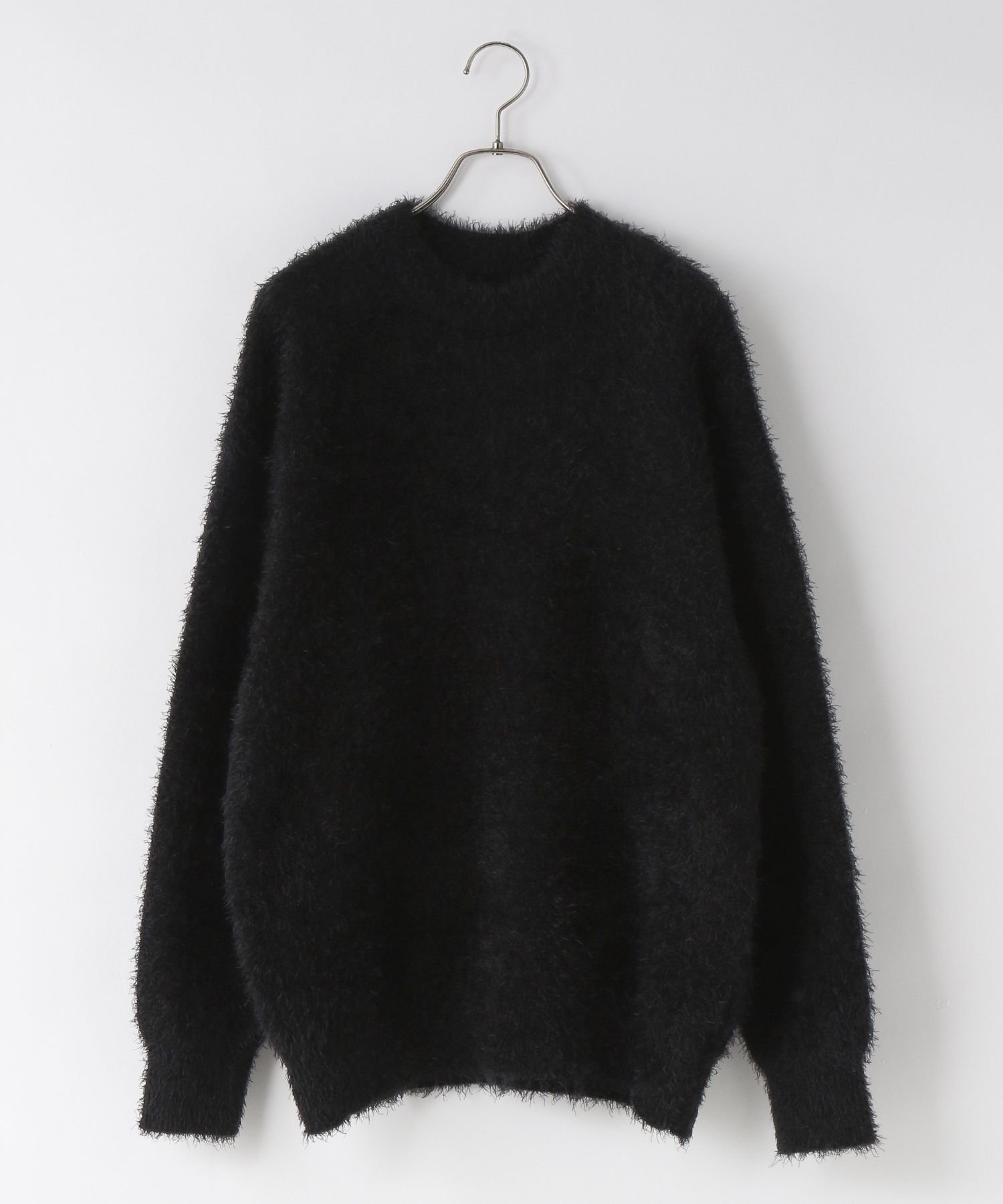 【ローリーズファーム/LOWRYS FARM】のシャギープルオーバーLS インテリア・キッズ・メンズ・レディースファッション・服の通販 founy(ファニー) 　ファッション　Fashion　レディースファッション　Fashion for Women　トップス・カットソー　Cut & Sew Tops　カジュアルプルオーバー・ニットトップス　Pullovers & Knit Tops / Casual Pullovers　おすすめ　Recommended / Our Picks　ショート　Short, Short Length　シンプル　Simple, Minimal　ダブル　Double, Double-Breasted　フェイス　Face, Facial Design　ロング　Long, Long-Length　A/W・秋冬　Autumn/Winter　ブラック|ID: prp329100004785068 ipo3291000000034737083