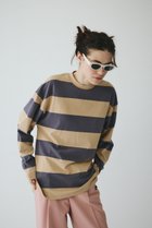 【ヘリンドットサイ/HeRIN.CYE】のBorder cut tops 人気、トレンドファッション・服の通販 founy(ファニー) ファッション Fashion レディースファッション Fashion for Women トップス・カットソー Cut & Sew Tops ベーシック Basic, Essential ボーダー Border, Stripe ロング Long, Long-Length 冬 Winter / This Winter thumbnail 柄GRY5|ID: prp329100004785090 ipo3291000000034930302