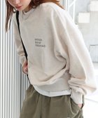 【アンドミー/andme】のANME エンブロイダリー ロゴ 裏毛 スウェット トップス ANME アンメ アイボリー杢|ID: prp329100004785135 ipo3291000000034797747