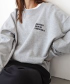 【アンドミー/andme】のANME エンブロイダリー ロゴ 裏毛 スウェット トップス ANME アンメ グレー杢|ID: prp329100004785135 ipo3291000000034797749