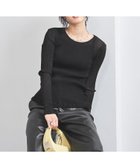 【ユナイテッドアローズ/UNITED ARROWS】のシアー フィット クルーネック カットソー BLACK|ID: prp329100004785150 ipo3291000000034790307