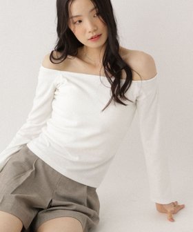 【ヘザー/Heather】のカップ付きオフショルTEE 人気、トレンドファッション・服の通販 founy(ファニー) ファッション Fashion レディースファッション Fashion for Women おすすめ Recommended / Our Picks インナー Innerwear コンパクト Compact, Small Size ジャケット Jacket, Outerwear バランス Balance, Style Balance ベーシック Basic, Essential |ID:prp329100004785161