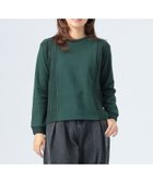 【ビームス ハート/BEAMS HEART】の【WEB限定】ニット * カット プルオーバー 人気、トレンドファッション・服の通販 founy(ファニー) ファッション Fashion レディースファッション Fashion for Women トップス・カットソー Cut & Sew Tops ニット Knit Tops & Sweaters カジュアルプルオーバー・ニットトップス Pullovers & Knit Tops / Casual Pullovers カットソー Cut and Sewn Top シンプル Simple, Minimal ストレート Straight, Straight Cut デニム Denim, Jeans Material ミックス Mix, Mixed Style thumbnail DARK GREEN|ID: prp329100004785186 ipo3291000000034924695