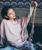 【ニコアンド/niko and】のMODE NORM CORE チュールベロアルーズプルオーバー 人気、トレンドファッション・服の通販 founy(ファニー) ファッション Fashion レディースファッション Fashion for Women トップス・カットソー Cut & Sew Tops カジュアルプルオーバー・ニットトップス Pullovers & Knit Tops / Casual Pullovers ベロアトップス Velour Tops / Velvet-Look Items おすすめ Recommended / Our Picks キャミソール Camisole, Spaghetti Strap Top ギャザー Gathered, Ruffled シャーリング Shirring, Ruched シンプル Simple, Minimal タンク Tank Top, Sleeveless Top チュール Tulip, Tulip Motif ベロア Velour, Soft Velvet 秋 Autumn thumbnail ピンク×ライトグレー|ID: prp329100004785191 ipo3291000000034925618