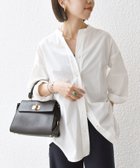 【シップス フォー ウィメン/SHIPS】のSHIPS any 洗濯機可能 REPREVE バンド カラー シャツ 人気、トレンドファッション・服の通販 founy(ファニー) ファッション Fashion レディースファッション Fashion for Women トップス・カットソー Cut & Sew Tops シャツ・ブラウス・オフィスカジュアル Elegant Blouses & Button-Ups インナー Innerwear 洗える Machine Washable トレンド Trend, Trending Now 定番 Standard, Basic Item ボトム Bottoms, Lower Wear ワイド Wide, Wide Fit 2025年 2025 2025春夏・S/S Spring/Summer 2025 SS25 thumbnail ホワイト|ID: prp329100004785196 ipo3291000000035000806