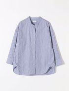 【シップス フォー ウィメン/SHIPS】のSHIPS any 洗濯機可能 REPREVE バンド カラー シャツ 人気、トレンドファッション・服の通販 founy(ファニー) ファッション Fashion レディースファッション Fashion for Women トップス・カットソー Cut & Sew Tops シャツ・ブラウス・オフィスカジュアル Elegant Blouses & Button-Ups インナー Innerwear 洗える Machine Washable トレンド Trend, Trending Now 定番 Standard, Basic Item ボトム Bottoms, Lower Wear ワイド Wide, Wide Fit 2025年 2025 2025春夏・S/S Spring/Summer 2025 SS25 thumbnail ブルー|ID: prp329100004785196 ipo3291000000035000814