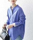 【シップス フォー ウィメン/SHIPS】のSHIPS any 洗濯機可能 REPREVE バンド カラー シャツ 人気、トレンドファッション・服の通販 founy(ファニー) ファッション Fashion レディースファッション Fashion for Women トップス・カットソー Cut & Sew Tops シャツ・ブラウス・オフィスカジュアル Elegant Blouses & Button-Ups インナー Innerwear 洗える Machine Washable トレンド Trend, Trending Now 定番 Standard, Basic Item ボトム Bottoms, Lower Wear ワイド Wide, Wide Fit 2025年 2025 2025春夏・S/S Spring/Summer 2025 SS25 thumbnail ロイヤルブルー|ID: prp329100004785196 ipo3291000000035000815