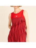 【ファーファー/FURFUR】のクリスタルロゴタンクトップ 人気、トレンドファッション・服の通販 founy(ファニー) ファッション Fashion レディースファッション Fashion for Women インナー Innerwear クリスタル Crystal, Swarovski シアー Sheer, See-Through シンプル Simple, Minimal スマート Smart, Elegant タンク Tank Top, Sleeveless Top フロント Front, Front Design thumbnail RED[046]|ID: prp329100004785201 ipo3291000000035138781