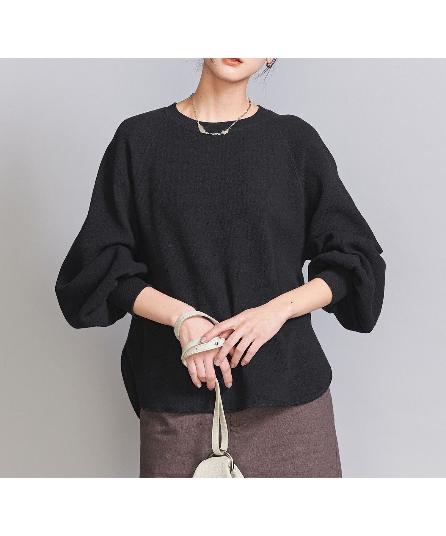 【ユナイテッドアローズ/UNITED ARROWS】のコットン ボリュームスリーブ プルオーバー インテリア・キッズ・メンズ・レディースファッション・服の通販 founy(ファニー) ファッション Fashion レディースファッション Fashion for Women トップス・カットソー Cut & Sew Tops カジュアルプルオーバー・ニットトップス Pullovers & Knit Tops / Casual Pullovers ボリューム袖・フリルスリーブブラウス Voluminous & Ruffle Sleeves / Puffy Sleeve Tops スリーブ Sleeve, Long Sleeve / Short Sleeve ダブル Double, Double-Breasted バランス Balance, Style Balance フェイス Face, Facial Design フェミニン Feminine, Girly フレア Flare, Flared アウトレット Outlet / Clearance おすすめ Recommended / Our Picks BLACK|ID: prp329100004785228 ipo3291000000034737804