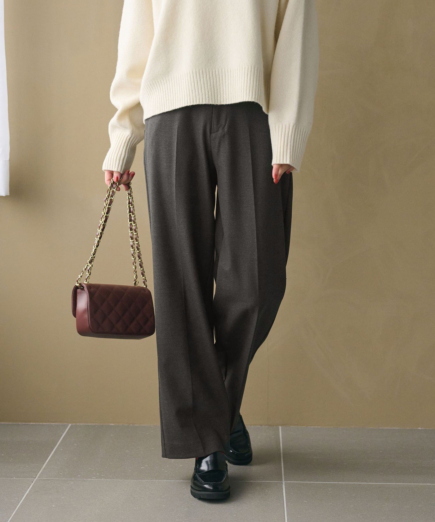 【ビューティ&ユース ユナイテッドアローズ/BEAUTY&YOUTH / UNITED ARROWS】の裏起毛バックゴム ストレートパンツ ウォッシャブル 人気、トレンドファッション・服の通販 founy(ファニー) 　ファッション　Fashion　レディースファッション　Fashion for Women　パンツ　Pants & Trousers　バッグ　Bags　ウォッシャブル　Machine Washable　シンプル　Simple, Minimal　ジャケット　Jacket, Outerwear　スウェット / スエット　Sweatshirt, Sweatwear　ストレート　Straight, Straight Cut　センター　Center, Center Line　定番　Standard, Basic Item　フロント　Front, Front Design　 other-1|ID: prp329100004785236 ipo3291000000034808586