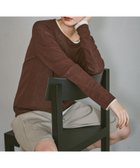 【ラコレ/LAKOLE】のスラブシアー長袖T 人気、トレンドファッション・服の通販 founy(ファニー) ファッション Fashion レディースファッション Fashion for Women トップス・カットソー Cut & Sew Tops インナー Innerwear サロペット Overalls, Salopette シアー Sheer, See-Through シンプル Simple, Minimal ジャケット Jacket, Outerwear 長袖 Long Sleeve, Full Sleeve thumbnail ブラウン|ID: prp329100004785242 ipo3291000000034769196