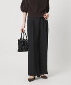 【ユナイテッドアローズ/UNITED ARROWS】の2タック ワイドパンツ-UVカット 接触冷感 吸水速乾 帯電防止 ウォッシャブル- 人気、トレンドファッション・服の通販 founy(ファニー) ファッション Fashion レディースファッション Fashion for Women パンツ Pants & Trousers ウォッシャブル Machine Washable エレガント 上品 Elegant 吸水 Absorbent, Quick-Dry ストレート Straight, Straight Cut ドレープ Drape, Draping Fabric フィット Fit, Slim Fit ワイド Wide, Wide Fit thumbnail BLACK|ID: prp329100004785243 ipo3291000000034868685