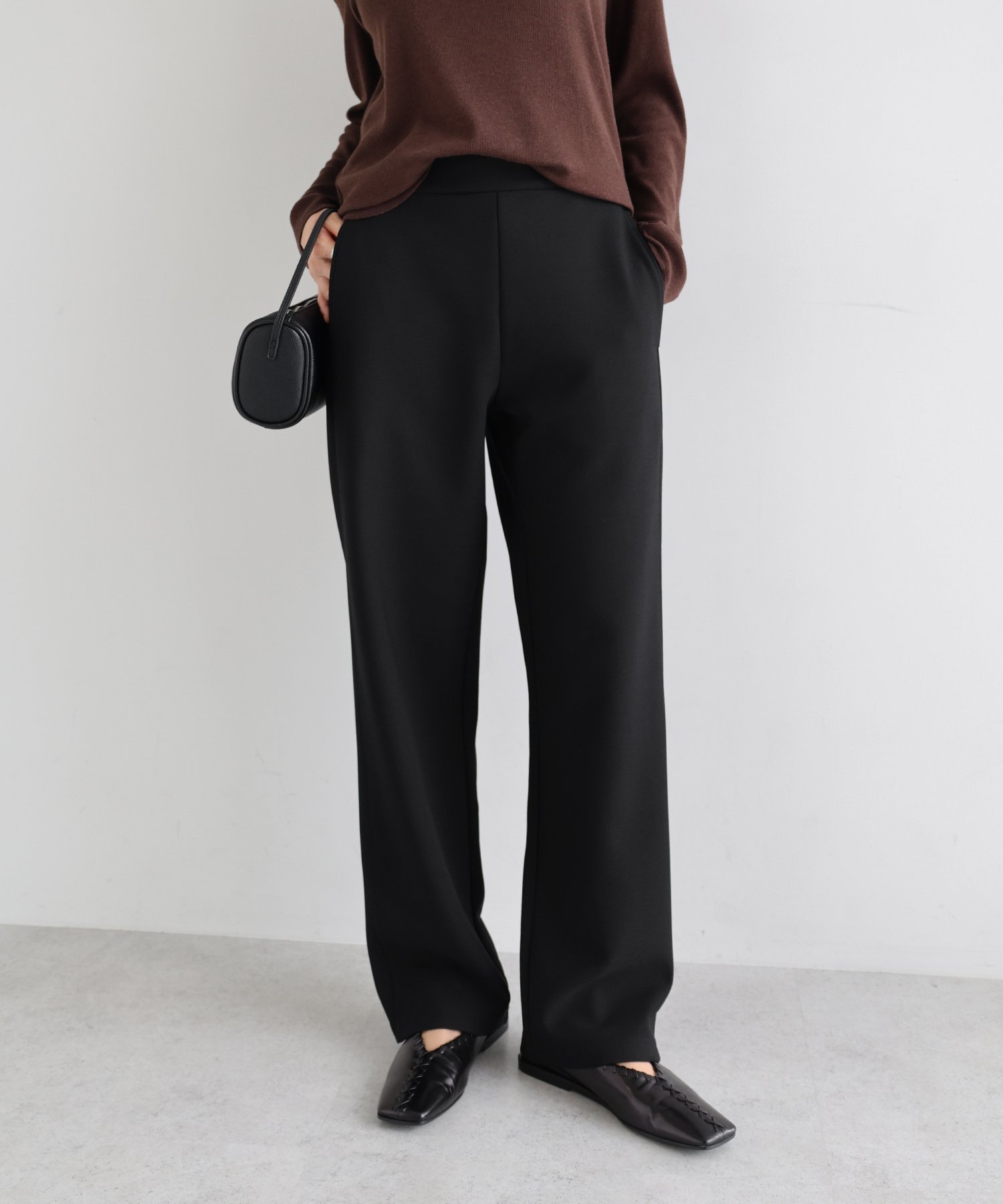 【アンドミー/andme】の裏起毛 ポンチ カーブ パンツ evernavy エバーネイビー 人気、トレンドファッション・服の通販 founy(ファニー) 　ファッション　Fashion　レディースファッション　Fashion for Women　パンツ　Pants & Trousers　切替　Switching, Contrast Panel　ストレッチ　Stretch, Stretchy Fabric　人気　Popular, Best Seller　フロント　Front, Front Design　ボトム　Bottoms, Lower Wear　ポケット　Pocket, Pocket Detail　楽ちん　Easy Fit, Comfortable　ワイド　Wide, Wide Fit　A/W・秋冬　Autumn/Winter　 other-1|ID: prp329100004785246 ipo3291000000034880663