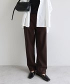 【アンドミー/andme】の裏起毛 ポンチ カーブ パンツ evernavy エバーネイビー 人気、トレンドファッション・服の通販 founy(ファニー) ファッション Fashion レディースファッション Fashion for Women パンツ Pants & Trousers 切替 Switching, Contrast Panel ストレッチ Stretch, Stretchy Fabric 人気 Popular, Best Seller フロント Front, Front Design ボトム Bottoms, Lower Wear ポケット Pocket, Pocket Detail 楽ちん Easy Fit, Comfortable ワイド Wide, Wide Fit A/W・秋冬 Autumn/Winter thumbnail ブラウン|ID: prp329100004785246 ipo3291000000034880667