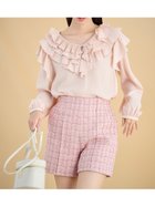 【セルフォード/CELFORD】のバリエミニマルショートパンツ 人気、トレンドファッション・服の通販 founy(ファニー) ファッション Fashion レディースファッション Fashion for Women パンツ Pants & Trousers ショートパンツ・ハーフパンツ High-Waisted & Relaxed Shorts ショート Short, Short Length シンプル Simple, Minimal スマート Smart, Elegant ツイード Twill, Twill Weave thumbnail PNK[066]|ID: prp329100004785250 ipo3291000000035072236