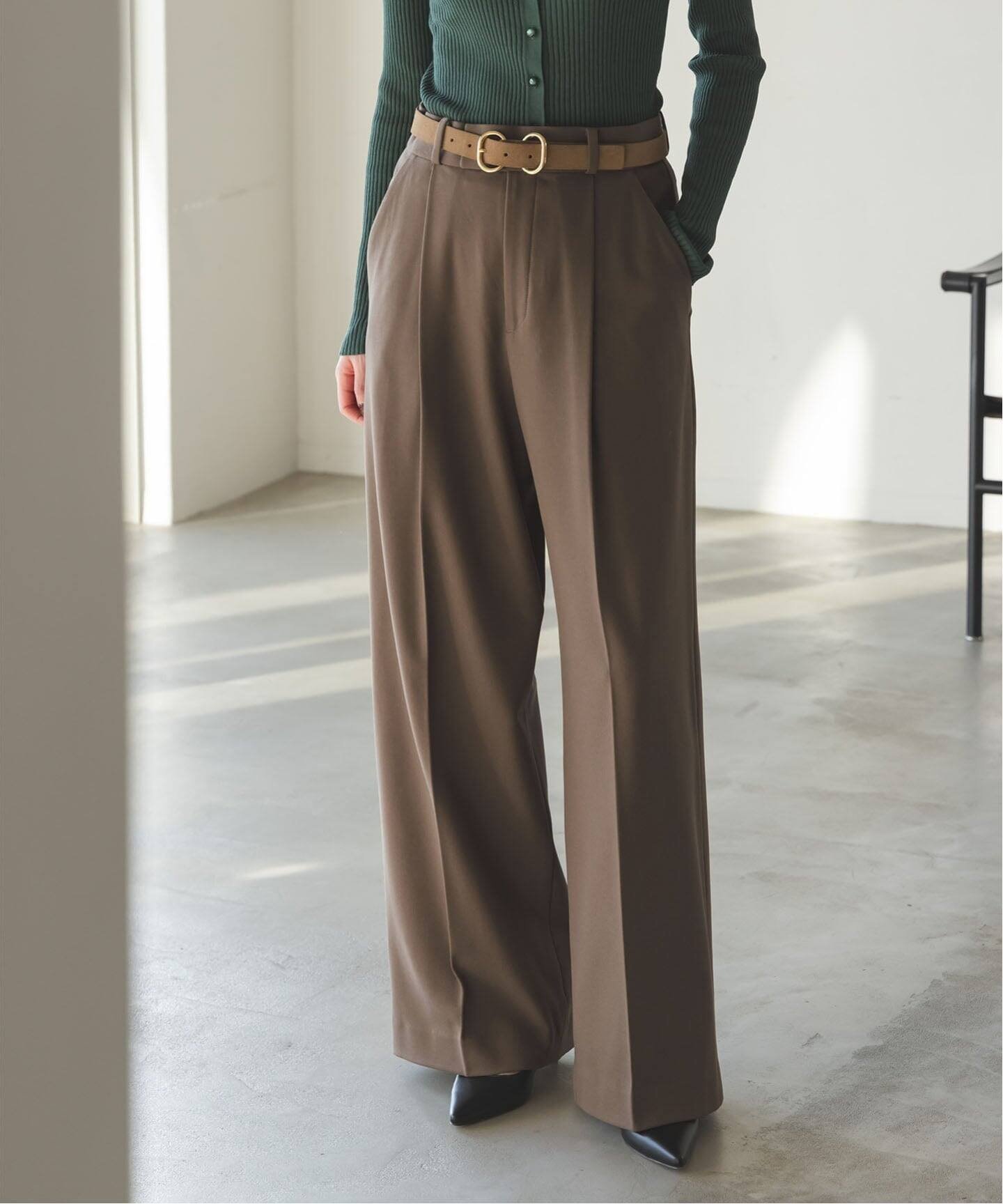 【ノーブル / スピック&スパン/NOBLE / Spick & Span】の《追加・WEB限定カラー》TRツイル裏起毛スラックスパンツ2 インテリア・キッズ・メンズ・レディースファッション・服の通販 founy(ファニー) ファッション Fashion レディースファッション Fashion for Women パンツ Pants & Trousers シューズ Shoes, Footwear スタイリッシュ Stylish, Fashionable スラックス Slacks, Dress Pants ツイル Twist, Twisted Detail 定番 Standard, Basic Item 人気 Popular, Best Seller 再入荷 Restock / Back in Stock おすすめ Recommended / Our Picks ブラウン|ID: prp329100004785254 ipo3291000000034809198