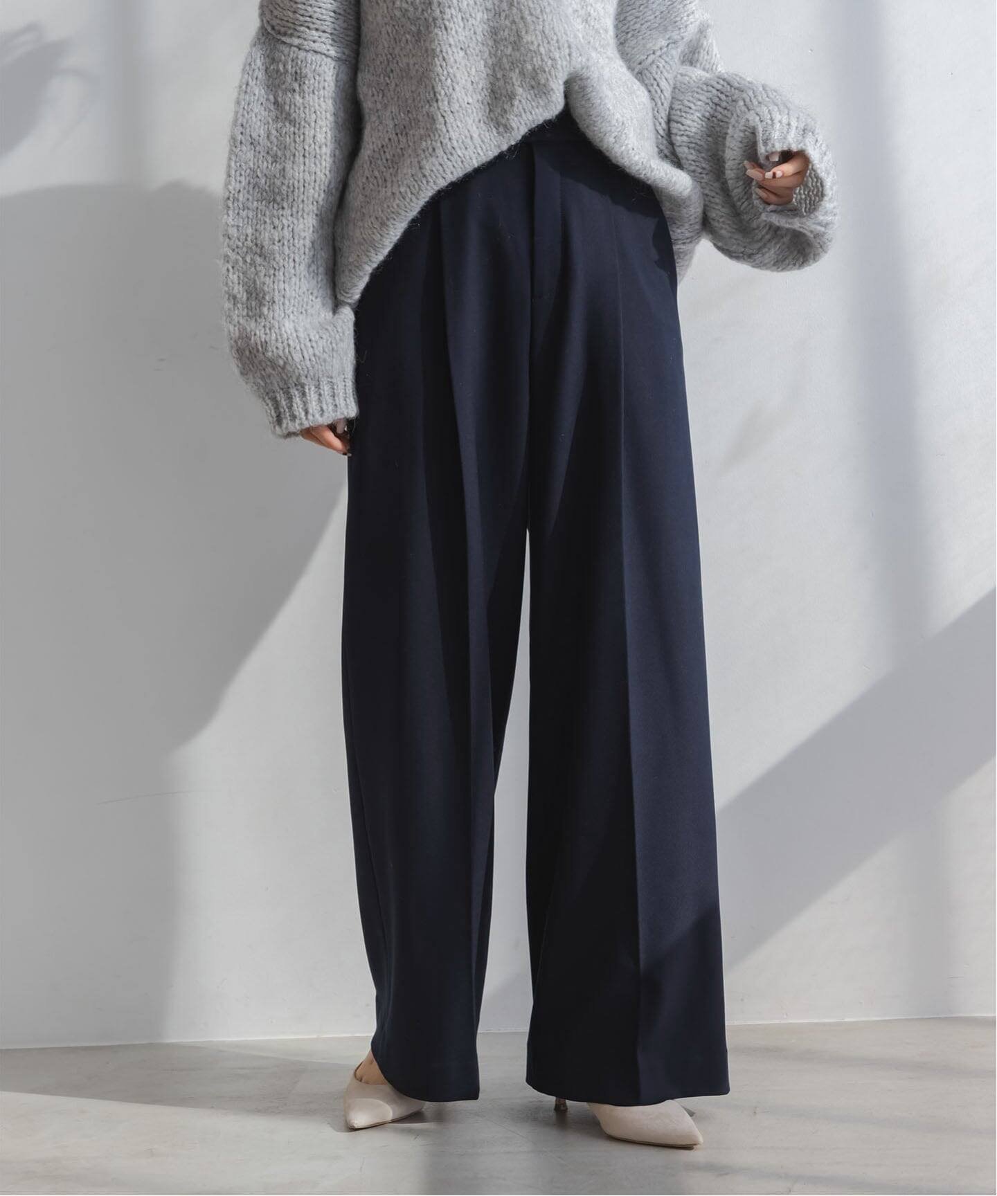 【ノーブル / スピック&スパン/NOBLE / Spick & Span】の《追加・WEB限定カラー》TRツイル裏起毛スラックスパンツ2 インテリア・キッズ・メンズ・レディースファッション・服の通販 founy(ファニー) ファッション Fashion レディースファッション Fashion for Women パンツ Pants & Trousers シューズ Shoes, Footwear スタイリッシュ Stylish, Fashionable スラックス Slacks, Dress Pants ツイル Twist, Twisted Detail 定番 Standard, Basic Item 人気 Popular, Best Seller 再入荷 Restock / Back in Stock おすすめ Recommended / Our Picks ネイビー|ID: prp329100004785254 ipo3291000000034809200