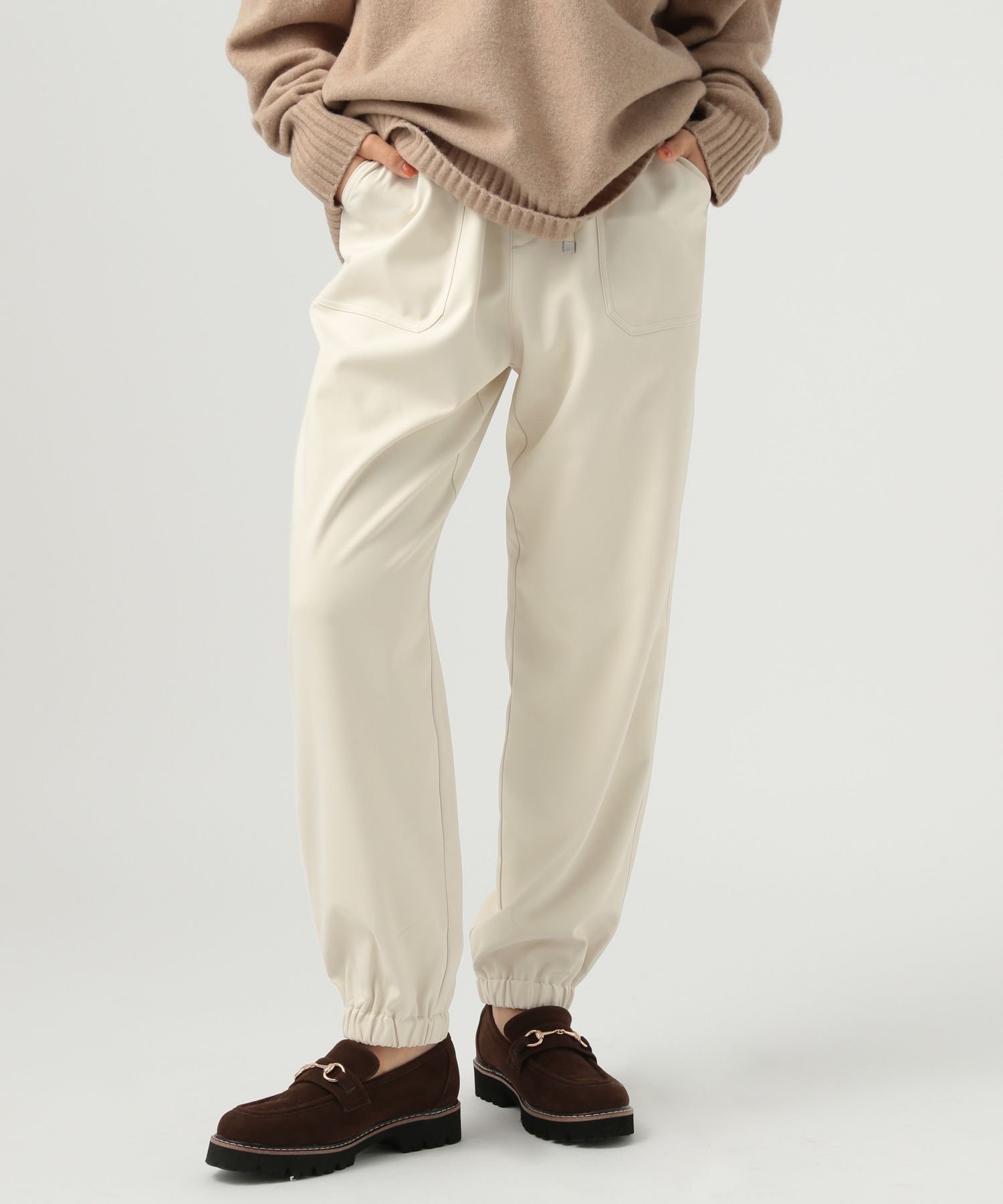 【ベイフロー/BAYFLOW】の冬もあったか 裏起毛ベイカーパンツ インテリア・キッズ・メンズ・レディースファッション・服の通販 founy(ファニー) 　ファッション　Fashion　レディースファッション　Fashion for Women　パンツ　Pants & Trousers　おすすめ　Recommended / Our Picks　ウォーム　Warm Fabric　冬　Winter / This Winter　夏　Summer　定番　Standard, Basic Item　春　Spring　S/S・春夏　SS, Spring/Summer, Warm Season　A/W・秋冬　Autumn/Winter　アイボリー52|ID: prp329100004785258 ipo3291000000035078252