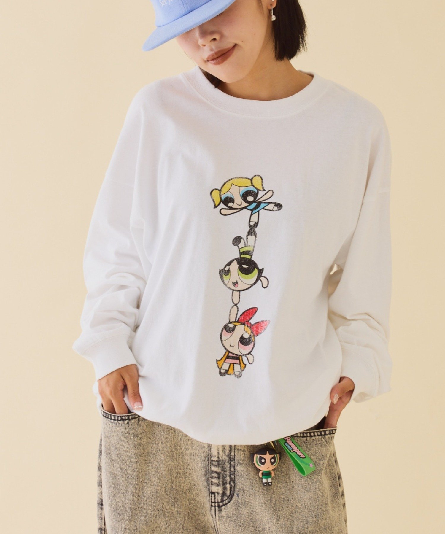 【チャオパニックティピー/CIAOPANIC TYPY】の【WEB限定】【DISCUS×パワーパフガールズ】BIGロンTEE インテリア・キッズ・メンズ・レディースファッション・服の通販 founy(ファニー) 　ファッション　Fashion　レディースファッション　Fashion for Women　トップス・カットソー　Cut & Sew Tops　ロングTシャツ・Tシャツ　Longline T-Shirts & Tees　インナー　Innerwear　ジャケット　Jacket, Outerwear　スポーツ　Sports, Activewear　デニム　Denim, Jeans Material　パーカー　Hoodie, Parka　プリント　Print, Printed Pattern　モチーフ　Motif, Design Theme　おすすめ　Recommended / Our Picks　ホワイトその他1|ID: prp329100004785268 ipo3291000000034996635