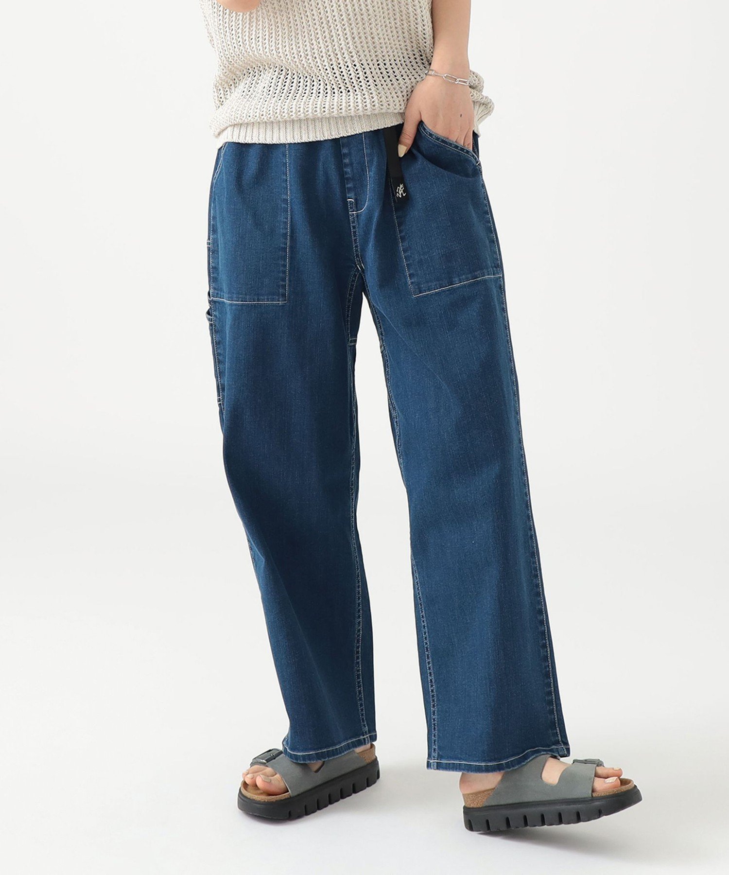 【ビーミングライフストアバイビームス/B:MING LIFE STORE by BEAMS】の【11/13新規値下げ】【別注】Gramicci / デニム ペインター パンツ(S~M) 25AW 秋冬 ロングシーズン インテリア・キッズ・メンズ・レディースファッション・服の通販 founy(ファニー) 　ファッション　Fashion　レディースファッション　Fashion for Women　パンツ　Pants & Trousers　アウトドア　Outdoor Clothing　カリフォルニア　California, Cali Style　ストレッチ　Stretch, Stretchy Fabric　ストレート　Straight, Straight Cut　デニム　Denim, Jeans Material　別注　Limited Edition, Custom Order　ルーズ　Loose, Oversized　ロング　Long, Long-Length　A/W・秋冬　Autumn/Winter　再入荷　Restock / Back in Stock　おすすめ　Recommended / Our Picks　2025年　2025　2025-2026秋冬・A/W　Autumn/Winter 2025–26 AW25–26　DARK_USED|ID: prp329100004785271 ipo3291000000034893687