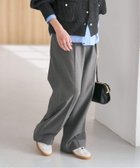 【スピック&スパン/Spick & Span】の裏起毛ジョーゼットタックイージーパンツ グレーB|ID: prp329100004785277 ipo3291000000034782760