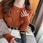 【ココモモ/COCOMOMO】のクルーネック カットソー メロウフリル ストレッチ トップス 長袖 プルオーバー 人気、トレンドファッション・服の通販 founy(ファニー) ファッション Fashion レディースファッション Fashion for Women トップス・カットソー Cut & Sew Tops カジュアルプルオーバー・ニットトップス Pullovers & Knit Tops / Casual Pullovers カットソー・ベーシックTシャツ Cut-and-Sewn Tops / Stretch Tees & Basics イエロー Yellow インナー Innerwear オレンジ Orange カットソー Cut and Sewn Top キャミワンピース Cami Dress, Slip Dress シンプル Simple, Minimal ストレッチ Stretch, Stretchy Fabric フィット Fit, Slim Fit 長袖 Long Sleeve, Full Sleeve thumbnail オレンジ|ID: prp329100004785307 ipo3291000000034890041