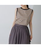 【ナノ ユニバース/nano universe】のホルターネックノースリーブプルオーバー 人気、トレンドファッション・服の通販 founy(ファニー) ファッション Fashion レディースファッション Fashion for Women トップス・カットソー Cut & Sew Tops キャミソール&ノースリーブ Camisoles & Sleeveless Tops カジュアルプルオーバー・ニットトップス Pullovers & Knit Tops / Casual Pullovers ウォッシャブル Machine Washable シルケット Silket, Silky Cotton シンプル Simple, Minimal デニム Denim, Jeans Material ノースリーブ Sleeveless, No-Sleeve ボーダー Border, Stripe リボン Ribbon, Bow thumbnail ベージュ|ID: prp329100004785320 ipo3291000000034738214