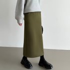 【ココモモ/COCOMOMO】の裏起毛 ロングスカート タイト スカート スリット ナロースカート ストレッチ 人気、トレンドファッション・服の通販 founy(ファニー) ファッション Fashion レディースファッション Fashion for Women スカート Skirts ロングスカート Long Skirts / Maxi & Midi Skirts ストレッチ Stretch, Stretchy Fabric スリット Slit, Slit Detail デニム Denim, Jeans Material ポケット Pocket, Pocket Detail ロング Long, Long-Length A/W・秋冬 Autumn/Winter thumbnail カーキ|ID: prp329100004785330 ipo3291000000034738257