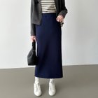 【ココモモ/COCOMOMO】の裏起毛 ロングスカート タイト スカート スリット ナロースカート ストレッチ 人気、トレンドファッション・服の通販 founy(ファニー) ファッション Fashion レディースファッション Fashion for Women スカート Skirts ロングスカート Long Skirts / Maxi & Midi Skirts ストレッチ Stretch, Stretchy Fabric スリット Slit, Slit Detail デニム Denim, Jeans Material ポケット Pocket, Pocket Detail ロング Long, Long-Length A/W・秋冬 Autumn/Winter thumbnail ネイビー|ID: prp329100004785330 ipo3291000000034738258