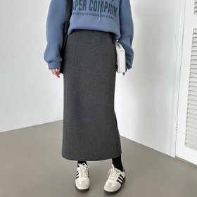 【ココモモ/COCOMOMO】の裏起毛 ロングスカート タイト スカート スリット ナロースカート ストレッチ 人気、トレンドファッション・服の通販 founy(ファニー) ファッション Fashion レディースファッション Fashion for Women スカート Skirts ロングスカート Long Skirts / Maxi & Midi Skirts ストレッチ Stretch, Stretchy Fabric スリット Slit, Slit Detail デニム Denim, Jeans Material ポケット Pocket, Pocket Detail ロング Long, Long-Length A/W・秋冬 Autumn/Winter |ID:prp329100004785330