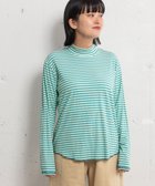 【プードゥドゥ/POU DOU DOU】のアソート柄モックネックトップス 人気、トレンドファッション・服の通販 founy(ファニー) ファッション Fashion レディースファッション Fashion for Women トップス・カットソー Cut & Sew Tops おすすめ Recommended / Our Picks インナー Innerwear スマート Smart, Elegant ボーダー Border, Stripe thumbnail ライトブルー|ID: prp329100004785338 ipo3291000000035040848