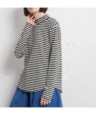 【プードゥドゥ/POU DOU DOU】のアソート柄モックネックトップス 人気、トレンドファッション・服の通販 founy(ファニー) ファッション Fashion レディースファッション Fashion for Women トップス・カットソー Cut & Sew Tops おすすめ Recommended / Our Picks インナー Innerwear スマート Smart, Elegant ボーダー Border, Stripe thumbnail ブラック|ID: prp329100004785338 ipo3291000000035040850