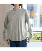【プードゥドゥ/POU DOU DOU】のアソート柄モックネックトップス 人気、トレンドファッション・服の通販 founy(ファニー) ファッション Fashion レディースファッション Fashion for Women トップス・カットソー Cut & Sew Tops おすすめ Recommended / Our Picks インナー Innerwear スマート Smart, Elegant ボーダー Border, Stripe thumbnail グレー|ID: prp329100004785338 ipo3291000000035040852