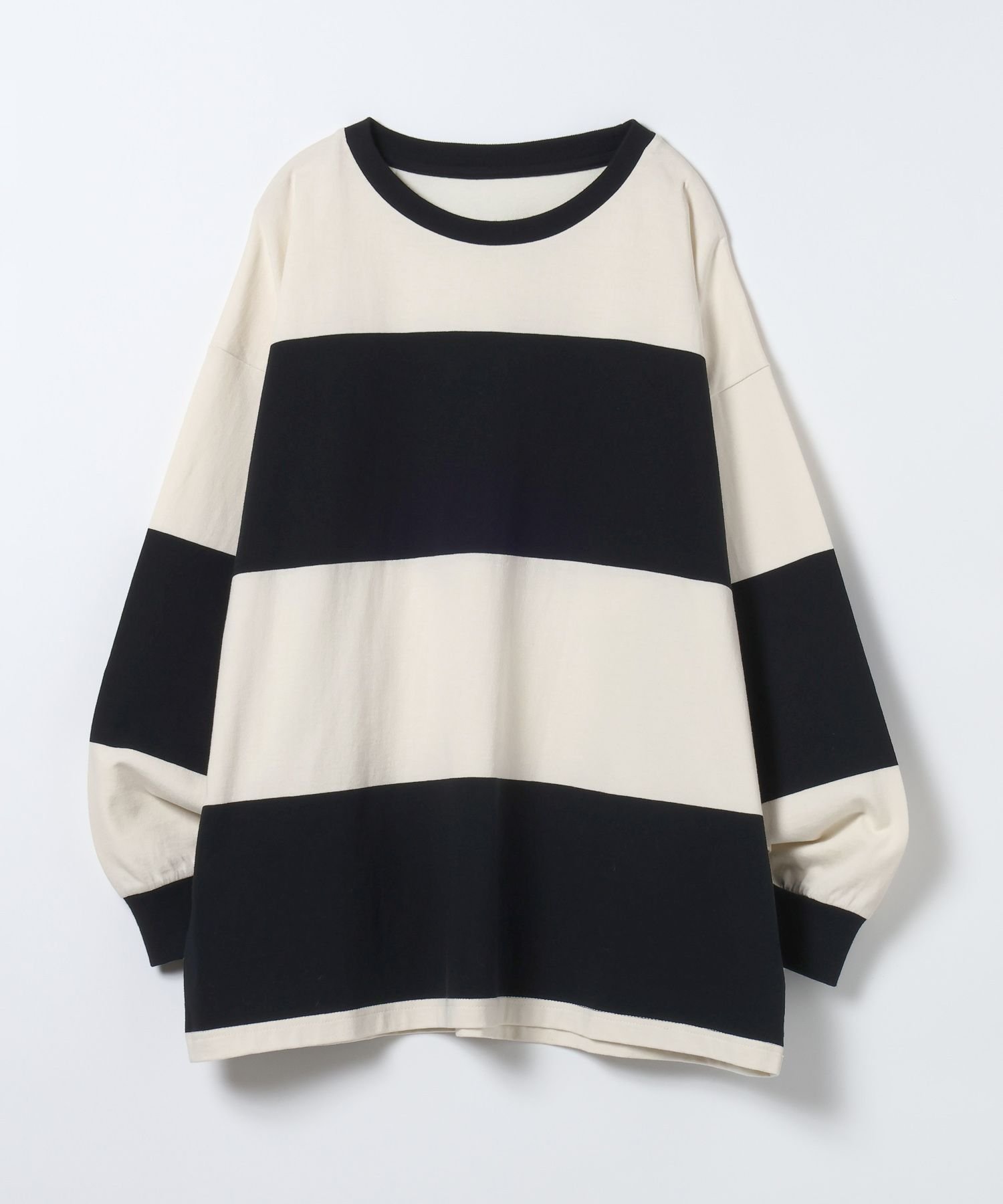 【ジーナシス/JEANASiS】のアソートボーダーBIGロンTEE インテリア・キッズ・メンズ・レディースファッション・服の通販 founy(ファニー) ファッション Fashion レディースファッション Fashion for Women トップス・カットソー Cut & Sew Tops ロングTシャツ・Tシャツ Longline T-Shirts & Tees おすすめ Recommended / Our Picks デニム Denim, Jeans Material フレア Flare, Flared ボーダー Border, Stripe ホワイト系その他|ID: prp329100004785343 ipo3291000000034738316