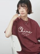 【サマンサモスモス/Samansa Mos2】の【接触冷感】ドルマンギャザー刺繍Tシャツ ボルドー|ID: prp329100004785346 ipo3291000000034773687