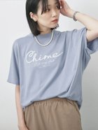 【サマンサモスモス/Samansa Mos2】の【接触冷感】ドルマンギャザー刺繍Tシャツ ブルー|ID: prp329100004785346 ipo3291000000034773689