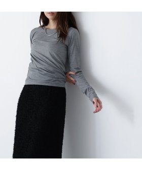 【ナチュラル ビューティー ベーシック/NATURAL BEAUTY BASIC】のシアーカットソーシリーズ クルーネック 人気、トレンドファッション・服の通販 founy(ファニー) 雑誌掲載アイテム Magazine Picks & Fashion Features ファッション雑誌 Fashion Magazines オッジ Oggi ファッション Fashion レディースファッション Fashion for Women トップス・カットソー Cut & Sew Tops カットソー・ベーシックTシャツ Cut-and-Sewn Tops / Stretch Tees & Basics インナー Innerwear キャミソール Camisole, Spaghetti Strap Top ハイネック High Neck, Mock Neck 雑誌 Magazine, Fashion Magazine |ID:prp329100004785368