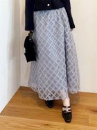 【リリーブラウン/Lily Brown】のクロスチュールボリュームスカート 人気、トレンドファッション・服の通販 founy(ファニー) ファッション Fashion レディースファッション Fashion for Women スカート Skirts おすすめ Recommended / Our Picks スニーカー Sneakers, Trainers スパンコール Sequins, Sequin Embellishment スマート Smart, Elegant タフタ Taffeta, Structured Fabric ダウン Down, Puffer チェック Check, Plaid, Tartan チュール Tulip, Tulip Motif フォーマル Formal, Dressy thumbnail BLU[086]|ID: prp329100004785381 ipo3291000000034926784