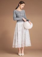 【セルフォード/CELFORD】のブラッシュドエンブロイダリースカート 人気、トレンドファッション・服の通販 founy(ファニー) ファッション Fashion レディースファッション Fashion for Women スカート Skirts オーガンジー Organza Fabric シアー Sheer, See-Through シンプル Simple, Minimal スマート Smart, Elegant チュール Tulip, Tulip Motif フレア Flare, Flared エレガント 上品 Elegant A/W・秋冬 Autumn/Winter thumbnail LGRY[005]|ID: prp329100004785389 ipo3291000000034935439