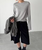 【キャナルジーン/CANAL JEAN】のEl mar 起毛スムースベーシックロンT 人気、トレンドファッション・服の通販 founy(ファニー) ファッション Fashion レディースファッション Fashion for Women トップス・カットソー Cut & Sew Tops ロングTシャツ・Tシャツ Longline T-Shirts & Tees インナー Innerwear シンプル Simple, Minimal フィット Fit, Slim Fit thumbnail ヘザーグレー|ID: prp329100004785392 ipo3291000000034920226