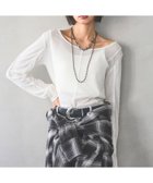 【ページボーイ/PAGEBOY】のアウトシームシアーロングスリーブ 人気、トレンドファッション・服の通販 founy(ファニー) ファッション Fashion レディースファッション Fashion for Women 秋 Autumn カットソー Cut and Sewn Top バランス Balance, Style Balance フィット Fit, Slim Fit ロング Long, Long-Length 夏 Summer thumbnail オフホワイト05|ID: prp329100004785396 ipo3291000000034795457