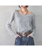 【ページボーイ/PAGEBOY】のアウトシームシアーロングスリーブ 人気、トレンドファッション・服の通販 founy(ファニー) ファッション Fashion レディースファッション Fashion for Women 秋 Autumn カットソー Cut and Sewn Top バランス Balance, Style Balance フィット Fit, Slim Fit ロング Long, Long-Length 夏 Summer thumbnail グレー15|ID: prp329100004785396 ipo3291000000034795459