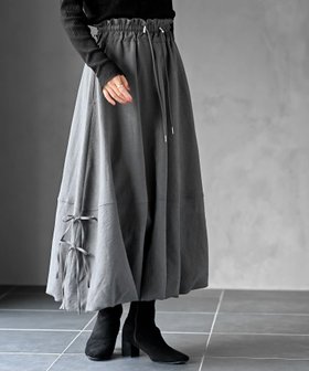 【アールピーエス/rps】のピーチ起毛サイドリボンバルーンスカート 人気、トレンドファッション・服の通販 founy(ファニー) ファッション Fashion レディースファッション Fashion for Women スカート Skirts シンプル Simple, Minimal バルーン Balloon, Balloon Silhouette ピーチ Peach, Soft Touch ポケット Pocket, Pocket Detail リボン Ribbon, Bow |ID:prp329100004785399