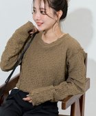 【フリークスストア/FREAK'S STORE】のカット シャーリング ポコポコ メロー デザイン ロングスリーブ Tシャツ【限定展開】 25AW ブラウン|ID: prp329100004785403 ipo3291000000034789185