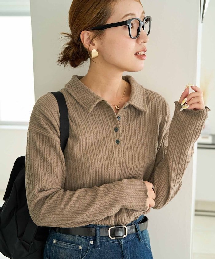 【フリークスストア/FREAK'S STORE】のミニ ケーブル 起毛 ポロ襟 プルオーバー【限定展開】 25AW インテリア・キッズ・メンズ・レディースファッション・服の通販 founy(ファニー) ファッション Fashion レディースファッション Fashion for Women トップス・カットソー Cut & Sew Tops カジュアルプルオーバー・ニットトップス Pullovers & Knit Tops / Casual Pullovers 2025年 2025 2025-2026秋冬・A/W Autumn/Winter 2025–26 AW25–26 冬 Winter / This Winter おすすめ Recommended / Our Picks コンパクト Compact, Small Size ショート Short, Short Length スニーカー Sneakers, Trainers バランス Balance, Style Balance フレア Flare, Flared ボトム Bottoms, Lower Wear ミニスカート Mini Skirt, Short Skirt ワイド Wide, Wide Fit A/W・秋冬 Autumn/Winter ブラウン|ID: prp329100004785407 ipo3291000000034738600