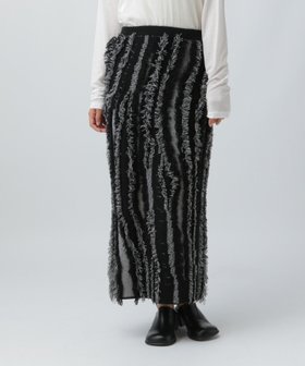 【レプシィム ローリーズファーム/LEPSIM LOWRYS FARM】の7ゲージフリンジニットスカート 人気、トレンドファッション・服の通販 founy(ファニー) ファッション Fashion レディースファッション Fashion for Women スカート Skirts スウェット / スエット Sweatshirt, Sweatwear フリンジ Fringe, Tassel ベーシック Basic, Essential |ID:prp329100004785408